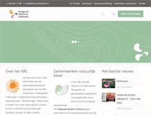 Tablet Screenshot of integraalmedischcentrum.nl